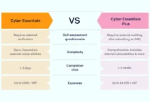 difference between cyber essentials and cyber essentials plus