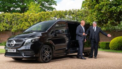 v class chauffeur london