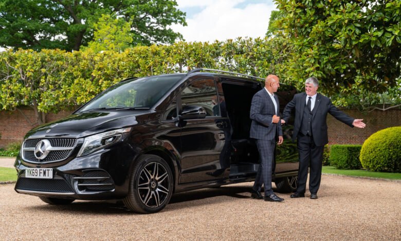 v class chauffeur london