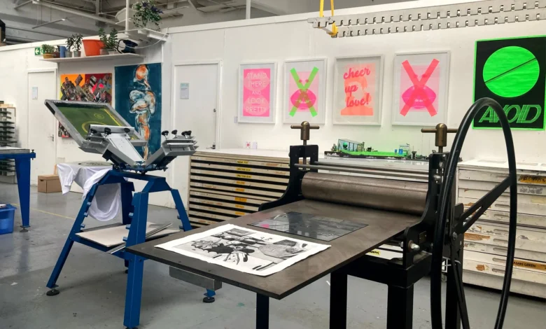 screen printing workshop london